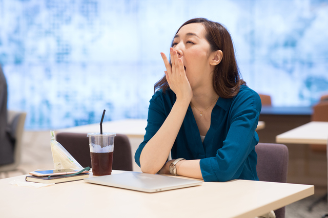 食後のひどい眠気